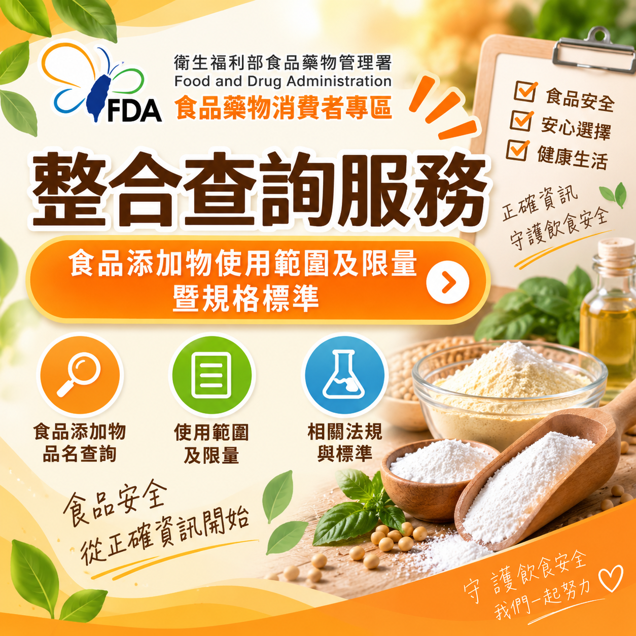 食品添加物使用範圍